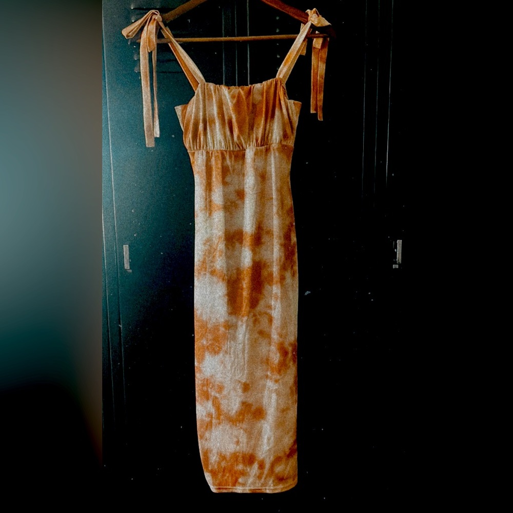 Smoky Tie Shoulder Dress